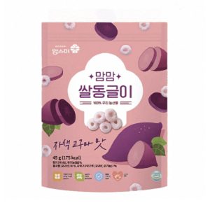 맘맘 쌀동글이 자색고구마<div style="font-size: 15px; color: #808080;  line-height: 1.1em;"><small>purple sweet potato rice rings</small></div>