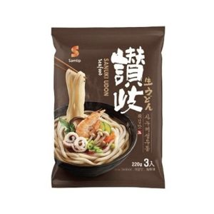 삼립 사누끼생우동 해물맛 3입 <div style="font-size: 15px; color: #808080;  line-height: 1.1em;"><small>sanuki udon (seafood flavor)</small></div>