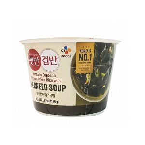 CJ 컵반  미역국밥  165g<div id="product-title-en">seaweed rice soup</div>