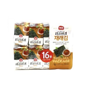 해표 더고소한김 재래김 16입 80g<div id="product-title-en">perilla oil roasted laver 16 pack</div>