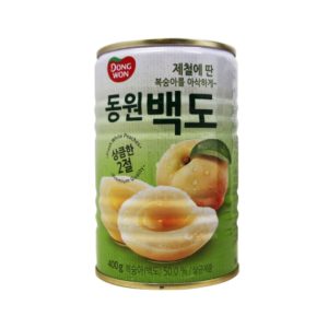 동원 백도캔 400g<div id="product-title-en">canned peach (white)</div>