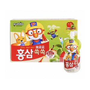 팔도 홍삼 뽀로로 쏙쏙 사과,매실 10/150ML<div id="product-title-en">red ginseng drink (apple, plum)</div>