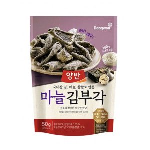 동원 양반 마늘김부각 50g<div id="product-title-en"> crispy seaweed chips with garlic</div>