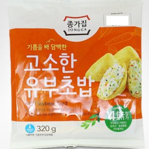 [종가집] 고소한 유부초밥 320g<div id="product-title-en">[Jongga] Savory Fried Tofu Rice Balls 320g</div>
