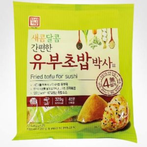 [한성] 새콤달콤 유부초밥 320g<div id="product-title-en">[Hansung] Sweet and Sour Fried Tofu Rice Balls 320g</div>