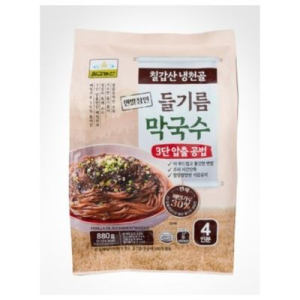 [칠갑] 들기름 막국수 880g<div id="product-title-en">[Chilgap] Perilla Oil Makguksu 880g</div>