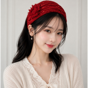헤어밴드 (빨강)<div id="product-title-en">Headband (Red)</div>